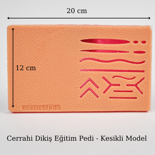 Tıp - Veteriner Hekimliği Dikiş, Ligatür Eğitim Pedi - PraticMed - 2