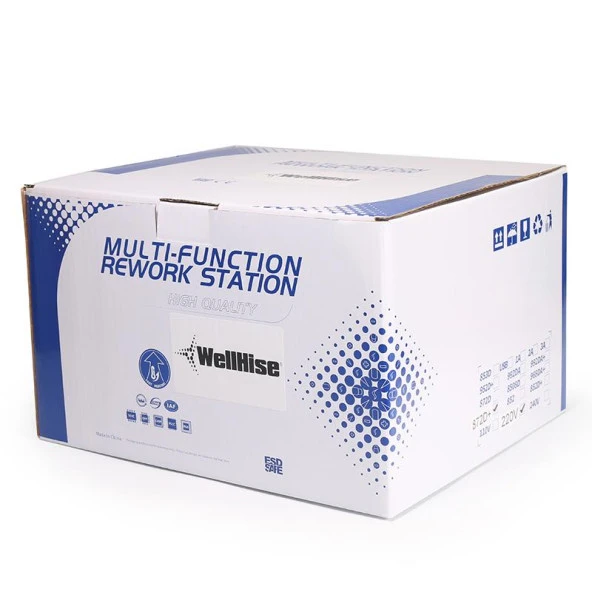 WellHise WH 872D+ Sıcak Hava Rework İstasyonu Geniş Diyafram - 5