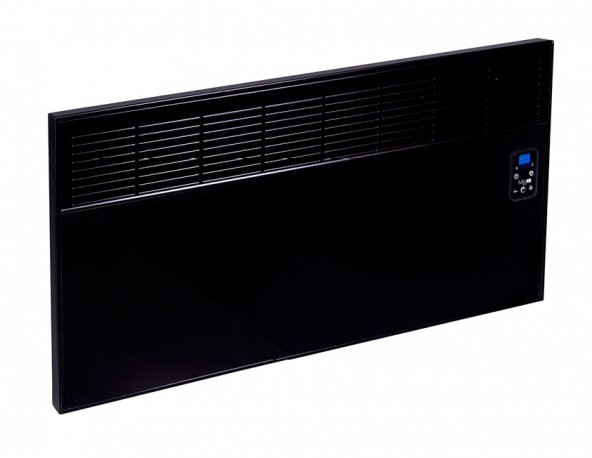 İVİGO Dijital 2500 Watt Elektrikli Konvektör Isıtıcı AYAK+ASKI / Siyah Camlı - 1
