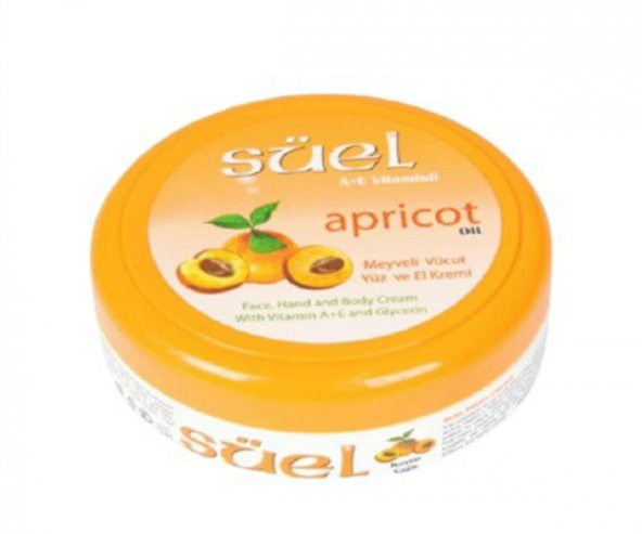 Süel Apricot Meyveli Vücut Yüz ve El Kremi 120 Ml