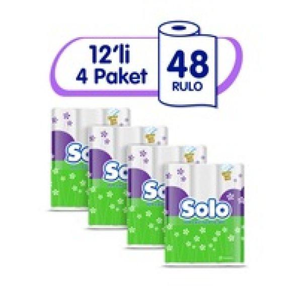 Solo Rulo Kağıt Havlu 12li 4 Paket