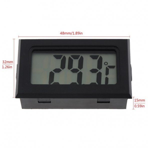 WellHise TMP-10 Dijital Termometre Pano Tipi Termometre - 5