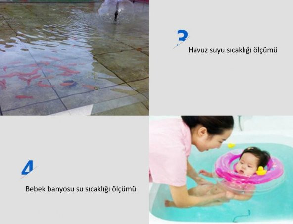 WellHise TMP-10 Dijital Termometre Pano Tipi Termometre - 7