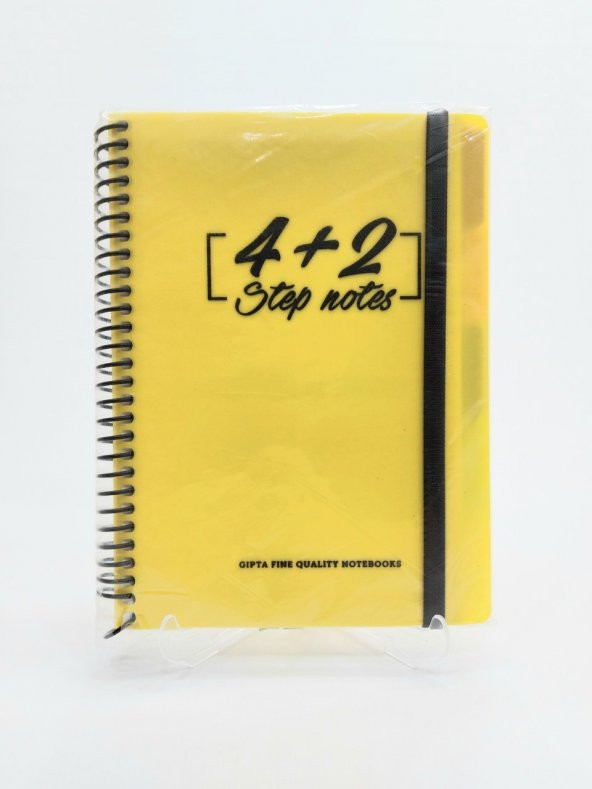 Gıpta 1272 Step 6 Seperatörlü Defter 4 Kareli 2 Çizgili 150 Yaprak A5