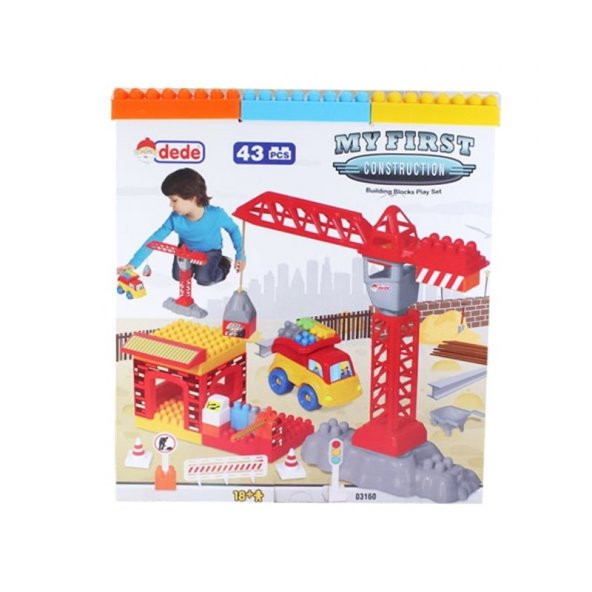 Eğitici Lego İnşaat 43 Parça Oyuncak