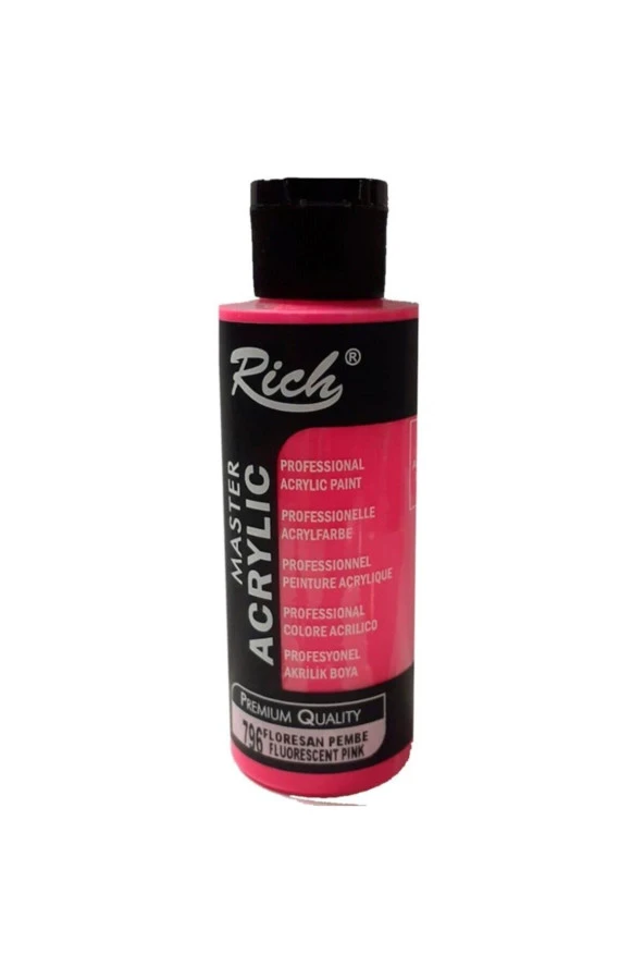 Rıch Akrilik Boya 120 CC Florasan Pembe 120-796