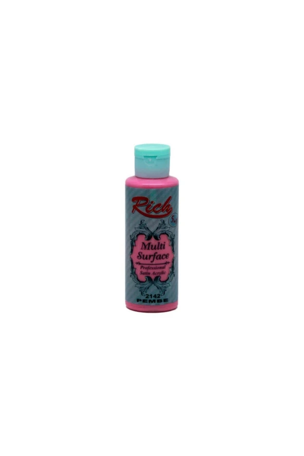 Rıch Akrilik Boya Multi Surface 120 CC Pembe 120-2142