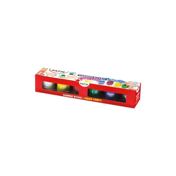 Fatih Parmak Boyası 25 ml x 6 150 ml 6 Renk Parmak Boyası