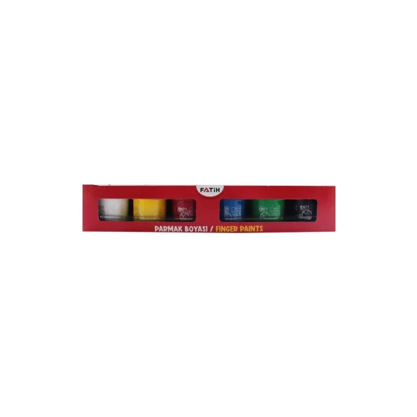 Fatih Parmak Boyası 25 ml x 6 150 ml 6 Renk Parmak Boyası - 3