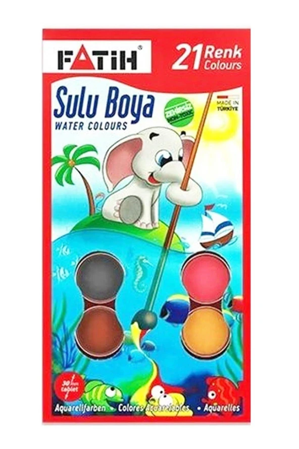 Fatih Sulu Boya 21 Renk K-21
