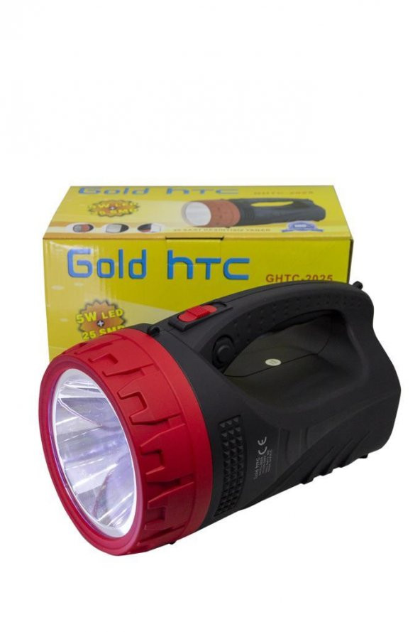 Gold Htc GHTC-2025 El Feneri Projektör 20 Saat Kesintisiz Yanar