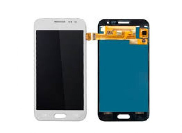 Samsung Galaxy J2 2015 j200 LCD Ekran Revize / Beyaz