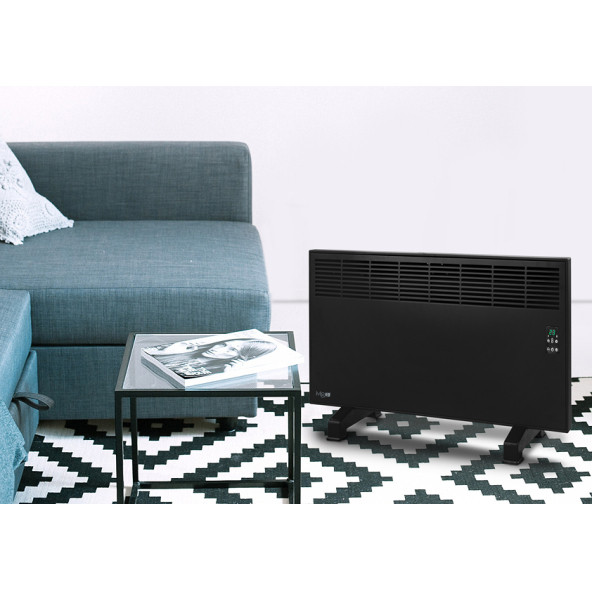 İvigo EPK4590E20S SİYAH GOFRATO 2000 W Dijital Konvektör Isıtıcı AYAKLI - 5
