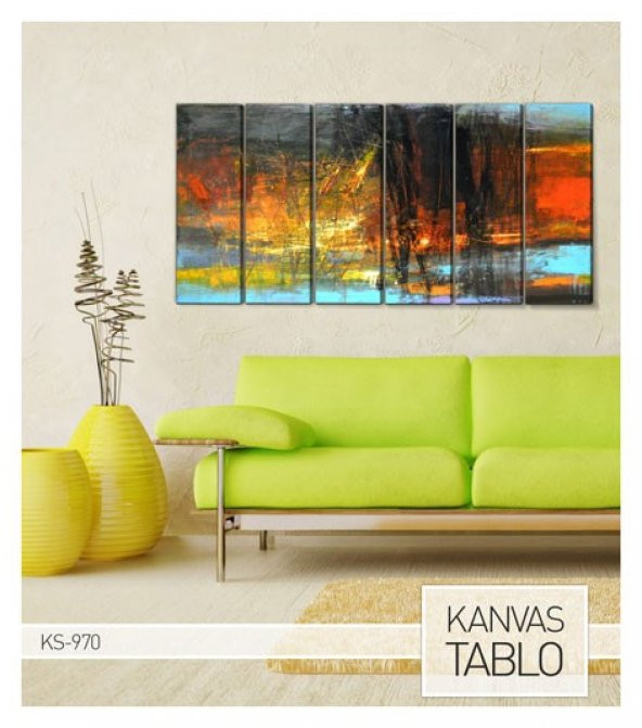 Gone 5 Parça Kanvas Tablo 135X85 Cm - 3