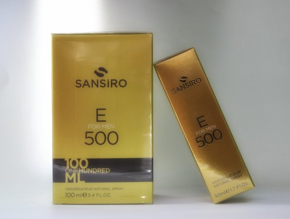 Sansiro E500 Erkek Parfüm 100 ml