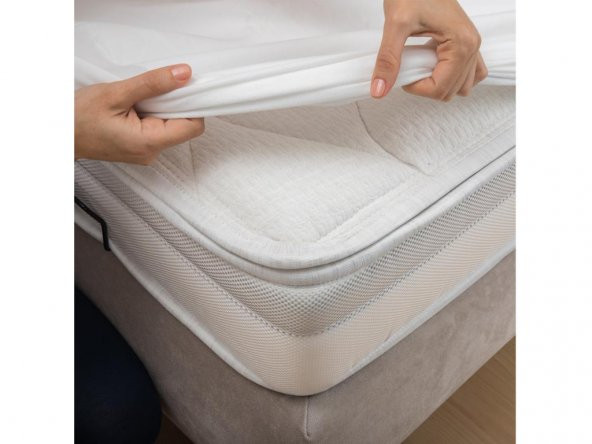 Micro Sıvı Geçirmez Fitted 200x200 Cm Çift Kişilik Alez - 9