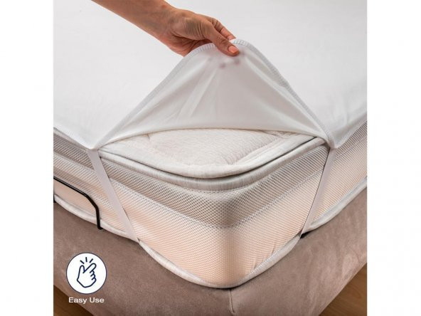 Micro Sıvı Geçirmez Ped 200x200 Cm Çift Kişilik Alez - 7