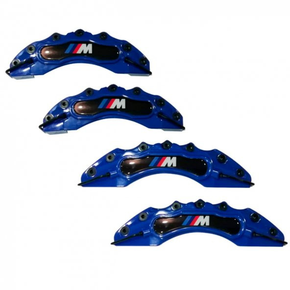 Bmw M Logolu Mavi Kaliper Kapağı 4Lü Set