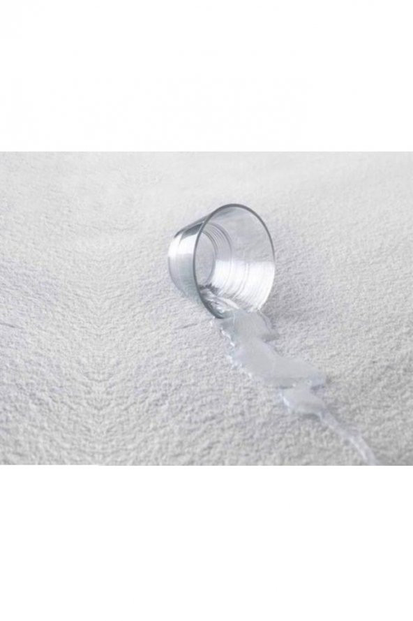 Pamuklu Sıvı Geçirmez Fitted 200x200 Cm Çift Kişilik Alez - Resim 6