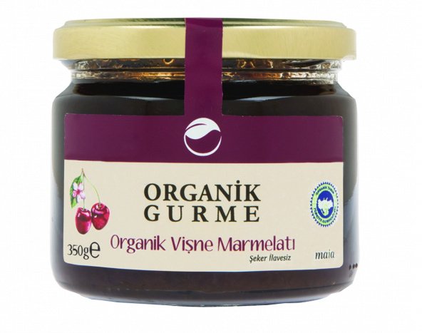 Organik Gurme Organik Vişne Marmelatı 350 gr - 1