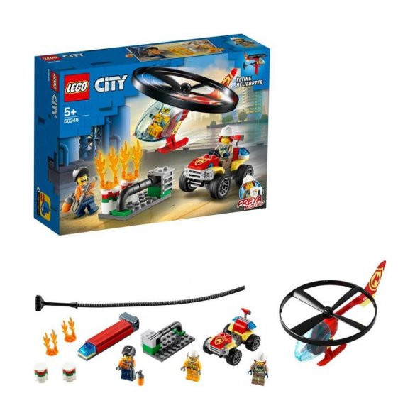 LEGO City 60248 İtfaiye Helikopteri Müdahalesi