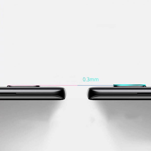 Ceponya Xiaomi Redmi Note 9S Nano Kamera Camı - 7