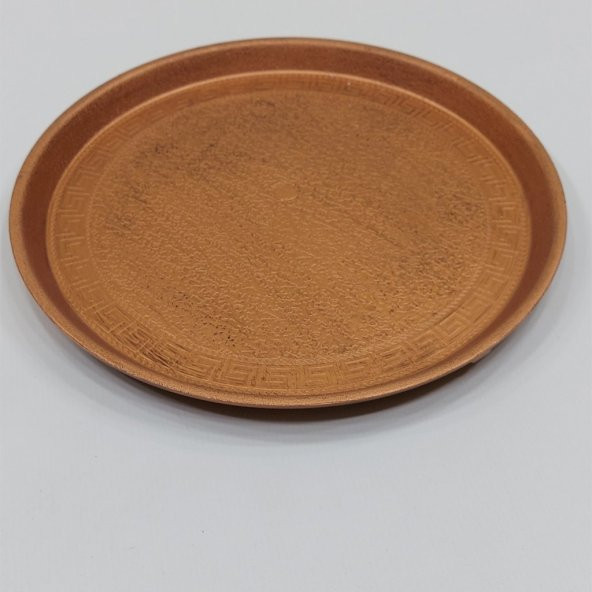 Dubai Center Altın Sarı-Bronz Servis Tepsi Pm-57 - 1