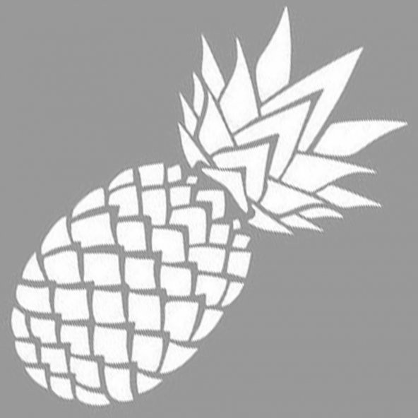 Ananas Stencil Boyama şablonu 30x30 cm, Duvar Stencil, Fayans Stencil, Mobilya Stencil