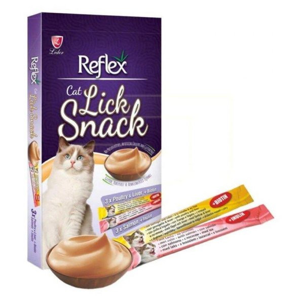 Reflex Kediler İçin Likit Snack 6x15 Gr