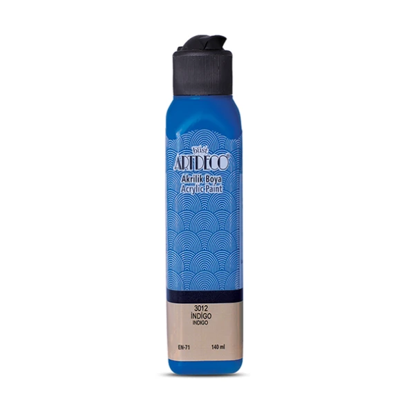 Artdeco Akrilik Boya 140 ML İndigo 070R-3012