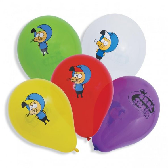 Kral Şakir Balon 5li Paket, Kral Şakir Parti Balonu