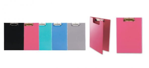 Mona Bags A4 Pvc Kapaklı Sekreterlik x 5 Adet SİYAH Renkli