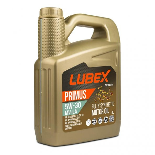 Lubex Primus MV-LA 5W-30 4 Lt Tam Sentetik Motor Yağı (2 Adet) - 2