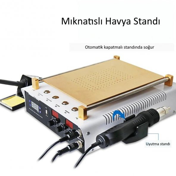 WellHise 918AD+ BGA Istasyonu LCD Ekran Ayırıcı Havya İstasyonu - 5