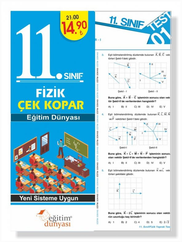 EĞİTİM DÜNYASI 11. SINIF FİZİK ÇEK KOPAR TEST