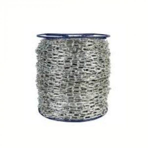 25 KG-145 METRE 3 MM MAKARALI DÜZ ZİNCİR GALVENİZLİ - 1