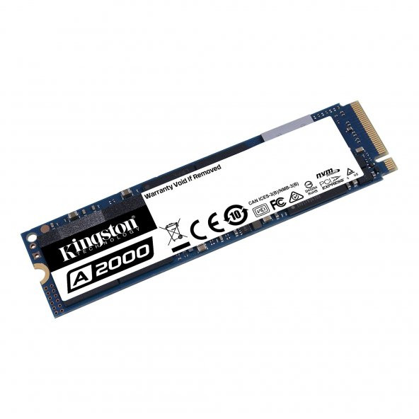 500GB KINGSTON A2000 SA2000M8/500G 2200/2000MB/s M.2 NVMe SSD - 2