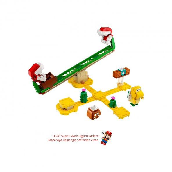 LEGO® Super Mario™ 71365 Piranha Plant Güç Kaydırağı Ek Macera Seti Yapım Seti Yaratıcı Çocuklar için Koleksiyonluk Hediye Oyuncak
