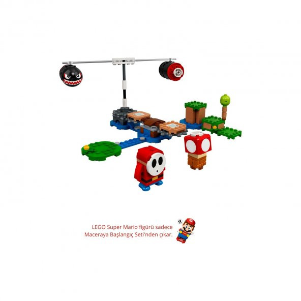 LEGO® Super Mario™ 71366 Boomer Bill Baraj Ateşi Ek Macera Seti Yapım Seti Yaratıcı Çocuklar için Koleksiyonluk Hediye Oyuncak