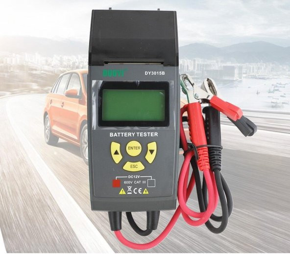 DUOYI DY3015B Termal Yazıcılı Otomotiv Akü Sistemi Test Cihazı 12V - 2
