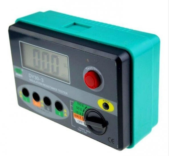 DUOYI DY30-3 Dijital İzolasyon Direnç Ölçüm / İzolasyon Megeri