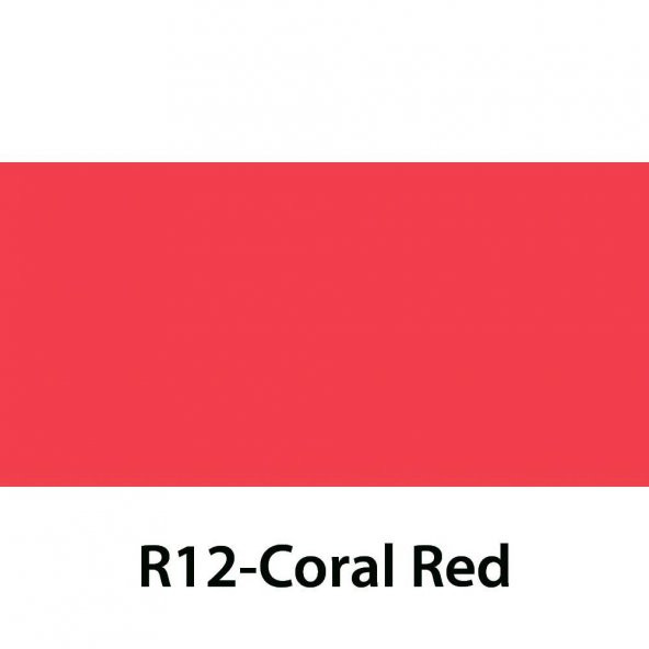 Tinge Twin Çift Uçlu Çizim ve Boyama Marker Coral Red-12