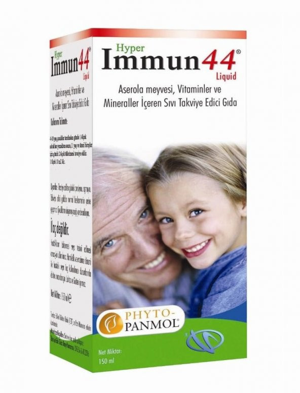 Hyper Immun44 Vitamin ve Mineral Şurup 150ml