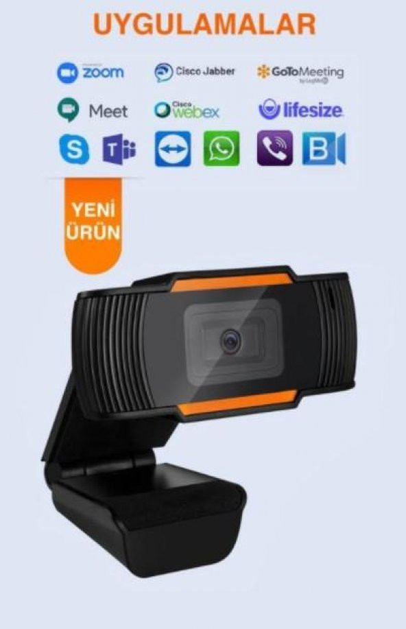 ACL 720P Webcam Mikrafonlu Hd Tak Çalıştır Online Eğitim Web Kamerası - 3