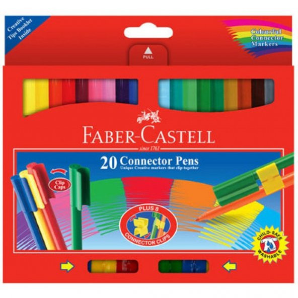 Faber Castell Eğlenceli Keçeli Kalem Seti 20 Renk