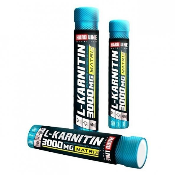Hardline L-Karnitin Matrix 3000 Mg 20 Ampül - Orjinal Ürün - 2