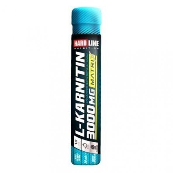 Hardline L-Karnitin Matrix 3000 Mg 20 Ampül - Orjinal Ürün - 3