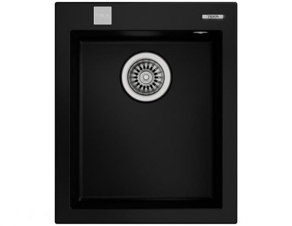 TEKA FORSQUARE 34x40 TEZGAH ÜSTÜ GRANİT EVYE SİYAH