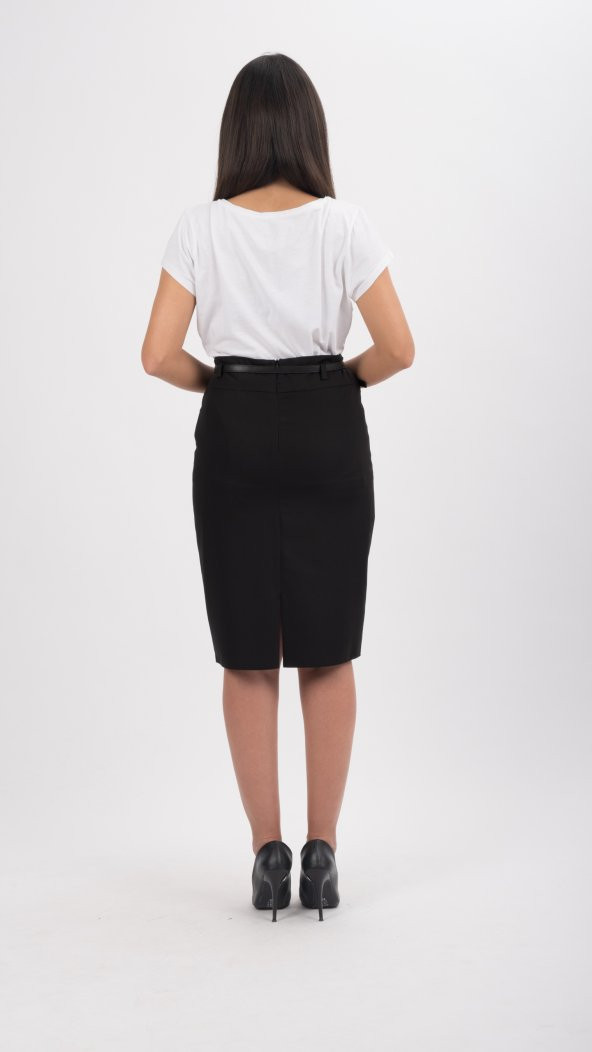 BAYAN KALEM ETEKASTARLI OFİS ETEK 60 CM BOYUNDASORALLİNE740 FÜME - 3