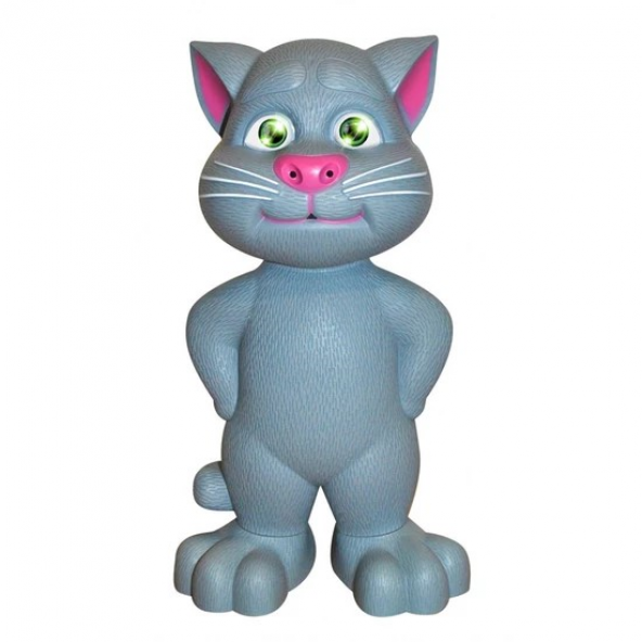 Konuşan Kedi müzükli  sesli 22 cm